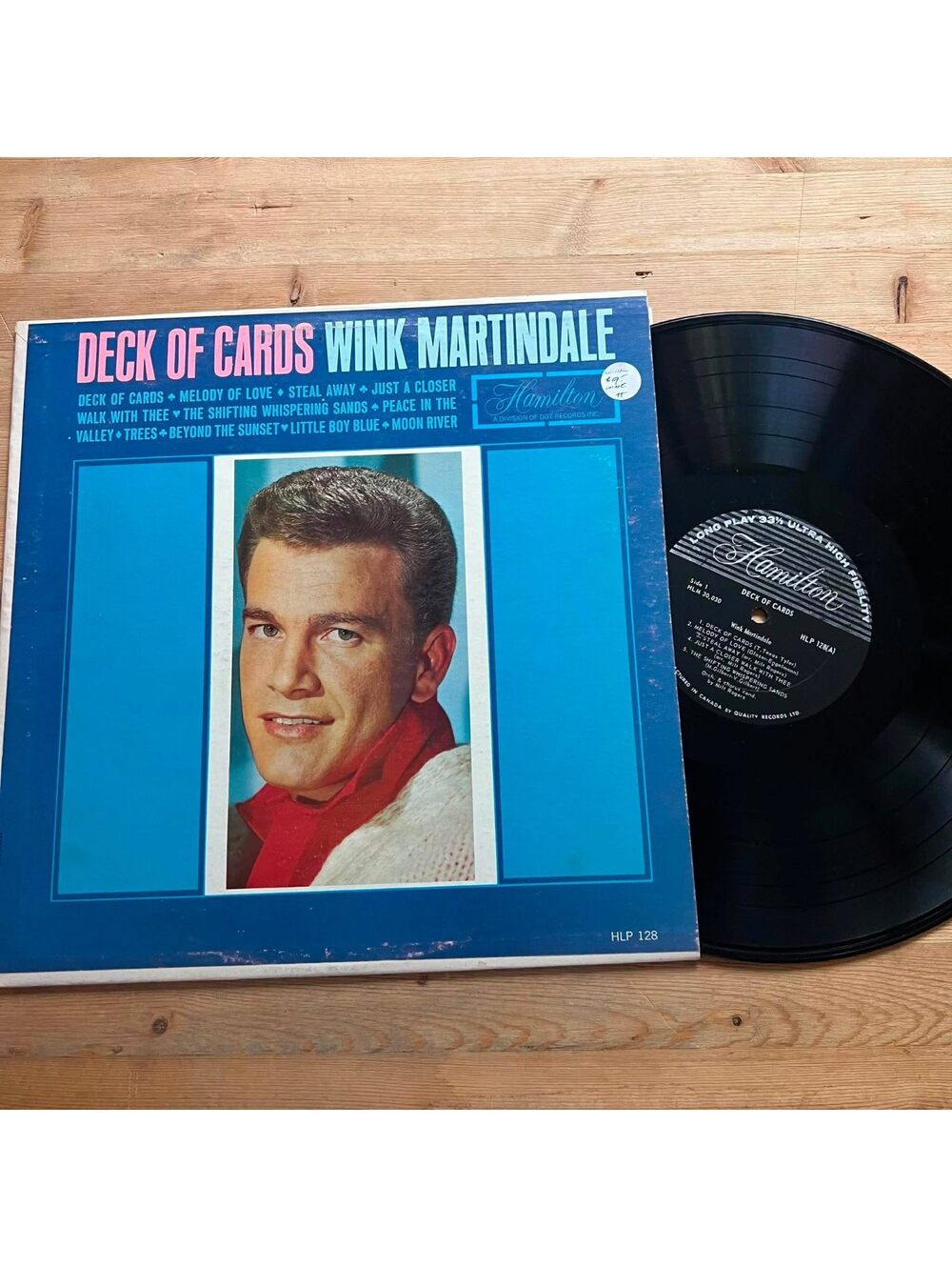 Wink Martindale - Deck of Cards 33rpm VG+ VR16